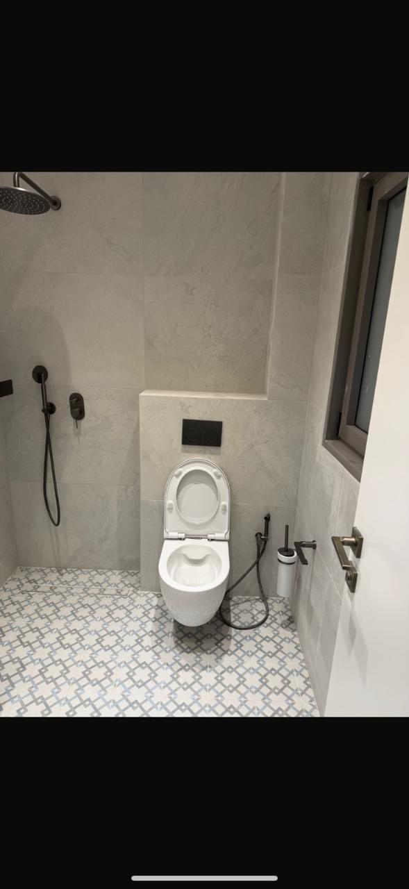ריצוף דקורטיבי וחיפוי אבן בשירותים